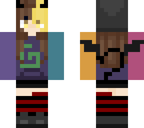 karl,badboyhalo,quackity girl (my skin xd)