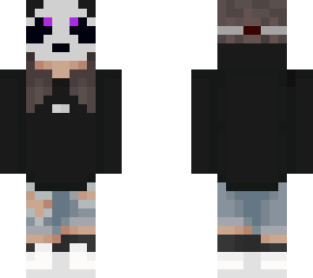 panda mask girl