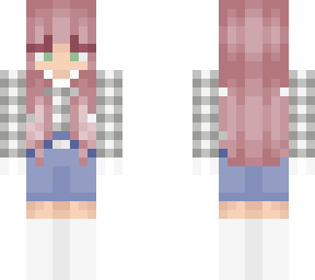 plaid sweater and shorts :)