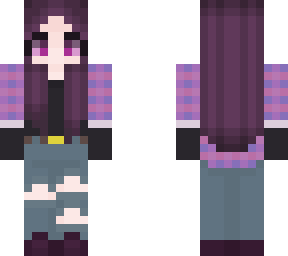 purple elf girl