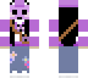 purple frog girl