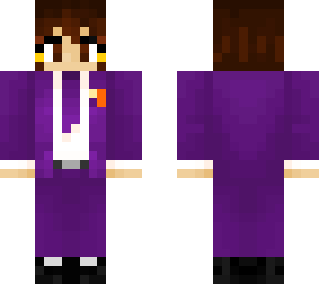 purple suit pog