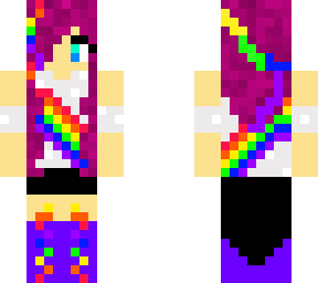 rainbow girl