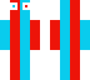 Red and blue | Minecraft Skin