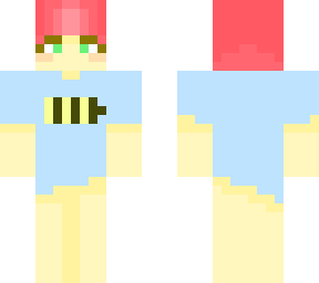 red haired bee girl