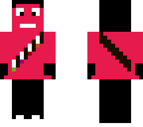 the crimson figure