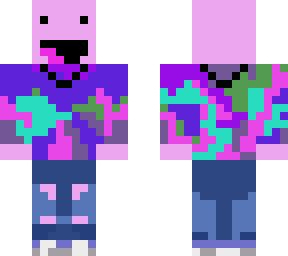 tye dye frog