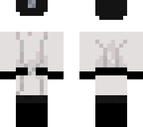 white and black imperial uniform
