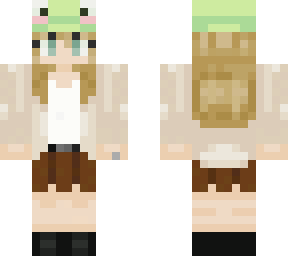 white cardigan