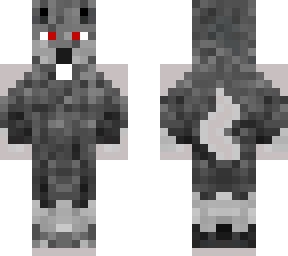 wolf with red eyes