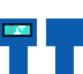 among us blue skins