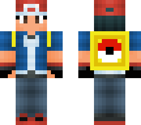 ash ketchum with pokebag
