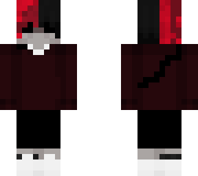 black/red hair eboy