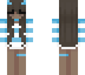 blue girl