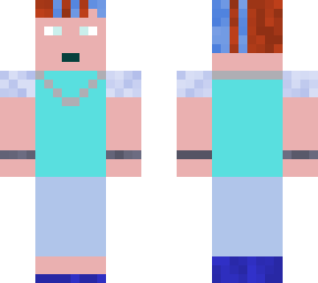 blue girl