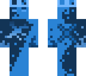blue man