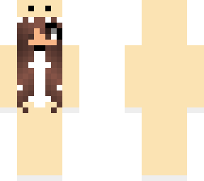 brown hair / light orange dino onzie