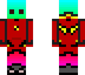 colorful slime with weird clothes :>