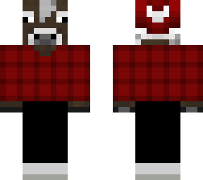 cow red plaid