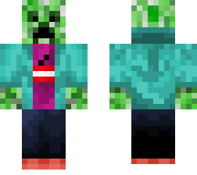 creeper wearing hoodie