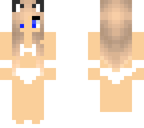 cute white bikini girl