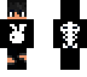 eboy with skeleton hoodie