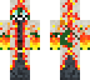 fire mage dragontamer that is half dragon