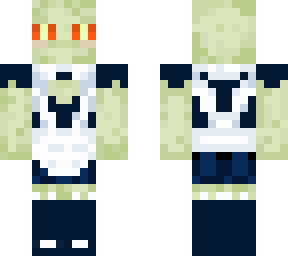 frog in maid outfit
