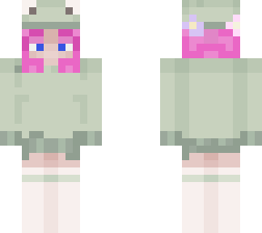froggie with pink hair