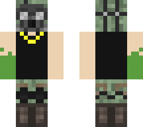gas mask man