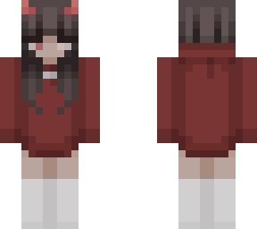 girl in hoodie