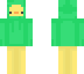 green derpy duck