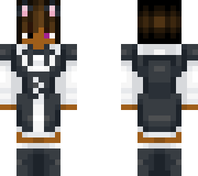 my skin in a maid dress