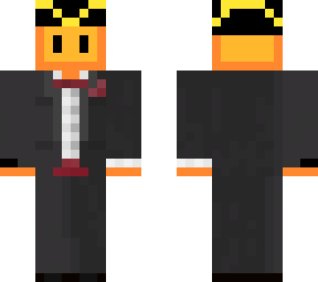 orange man tuxedo
