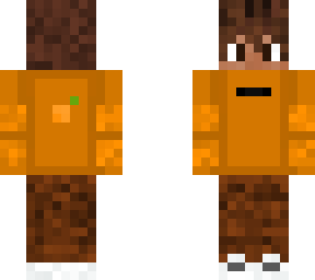 orange sweater