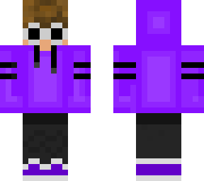 purple hoodie with white sunglasses :)