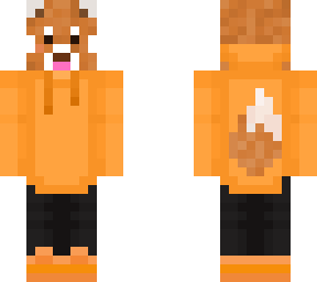 red panda in hoodie pog