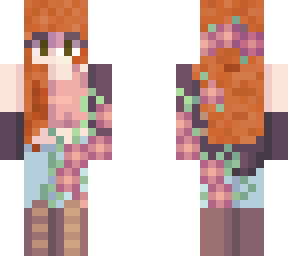 redhead flower girl