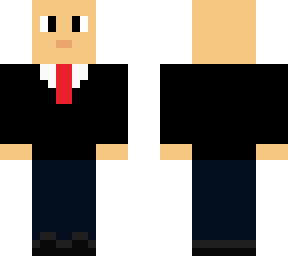 simply bald man in suit.