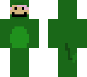 skin with frog like thing  onsie