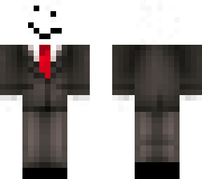 snow golem in suit