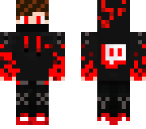 twitch streamer skin red/black
