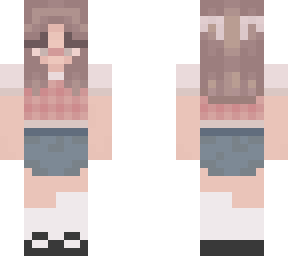aesthetic brown hair girl