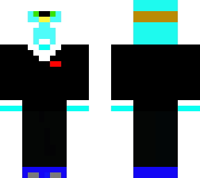 angry creeper in tuxedo