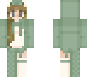 anna in a frog suit