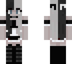 black and white maid
