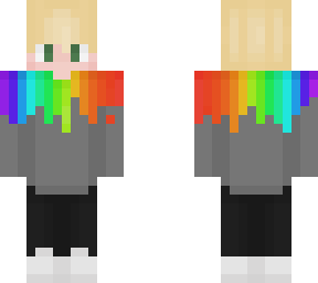blond rainbow boy