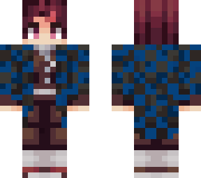 blue tanjiro, goes with intel edits cape