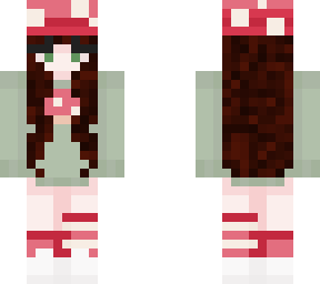 brown hair mushroom girl