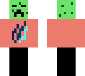 creeper wearing epix fire merch
